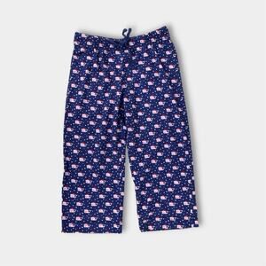Vineyard Vines Knit Santa Whale Pajama Pants 2T/3T